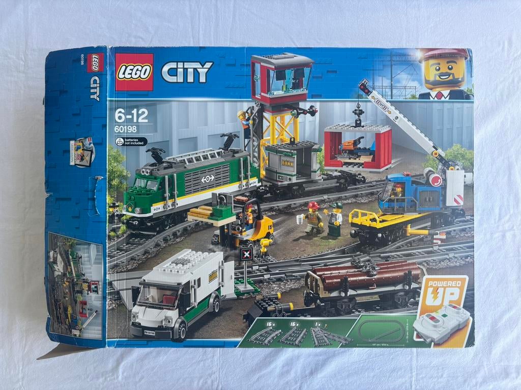 Lego City 60198 Vracht trein - Compleet met doos, Kinderen en Baby's, Speelgoed | Duplo en Lego, Lego, Lego, City, Lego
