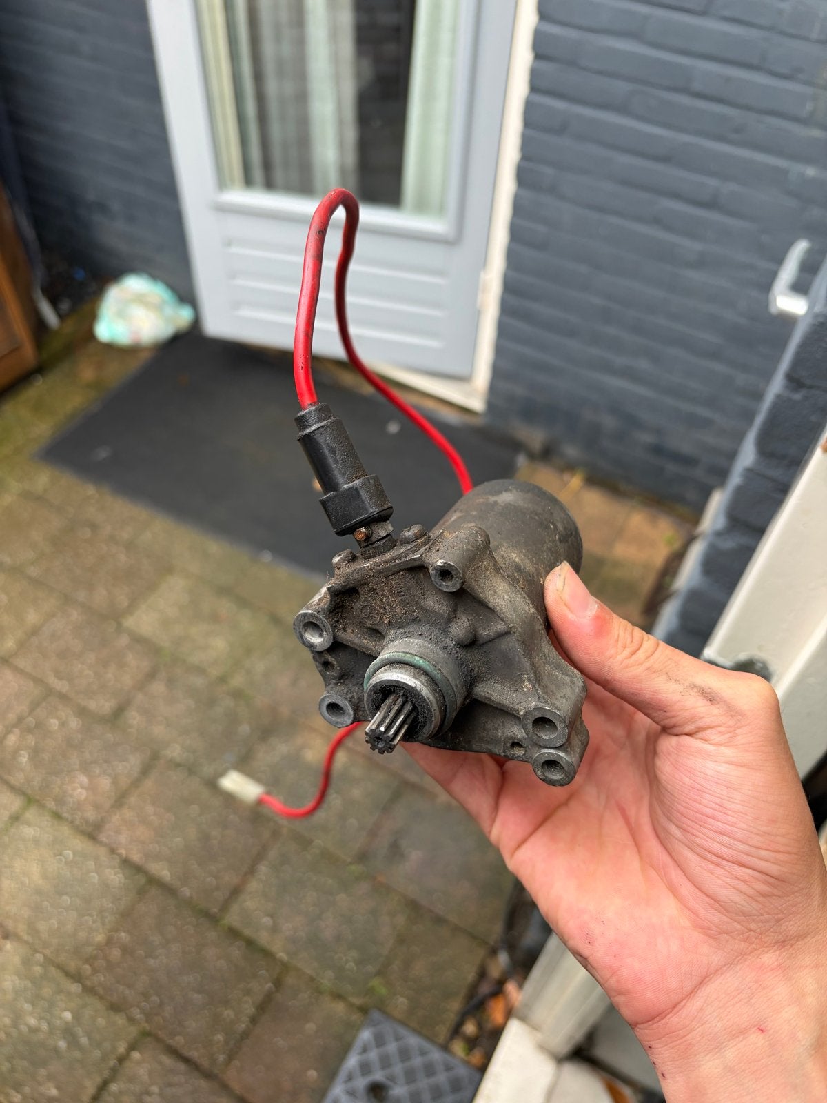 Startmotor Piaggio 125/180cc (zonder zwart draad), Ophalen of Verzenden, Gebruikt