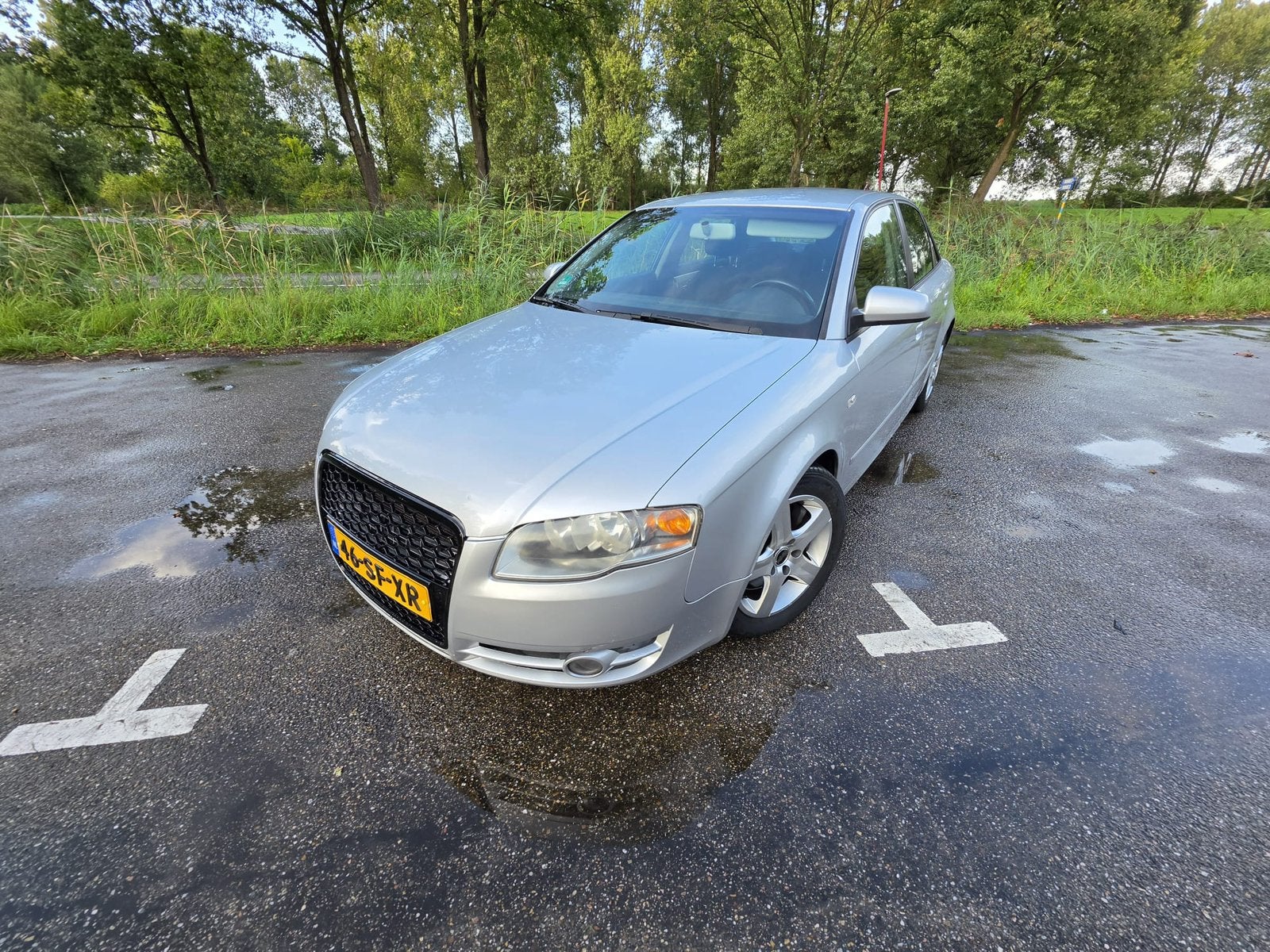 Audi A4 B7 2.0 TFSI 200PK – goed onderhouden, rijdt heerlijk, Auto's, Stof, Zwart, 4 cilinders, 1984 cc