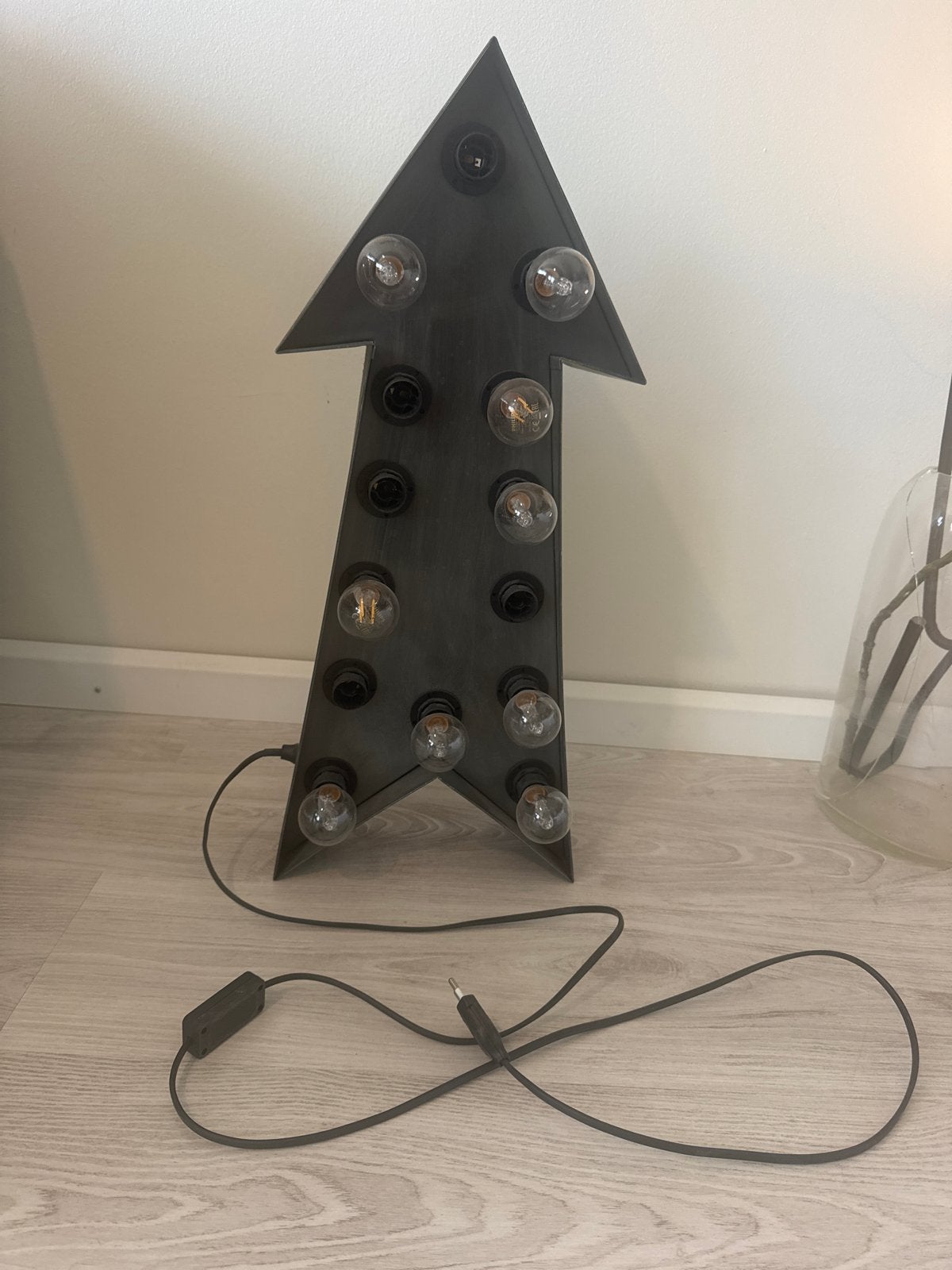 Decoratieve Pijl Lamp met Gloeilampen, Ophalen, Gebruikt