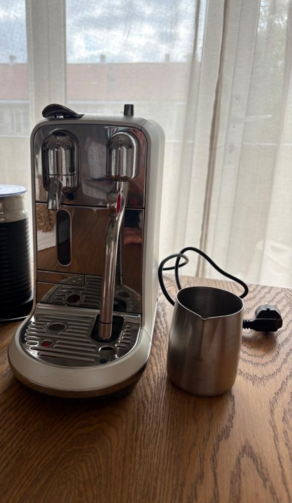 Sage Creatista plus Nespresso wit, Ophalen, Zo goed als nieuw, Minder dan 500 watt