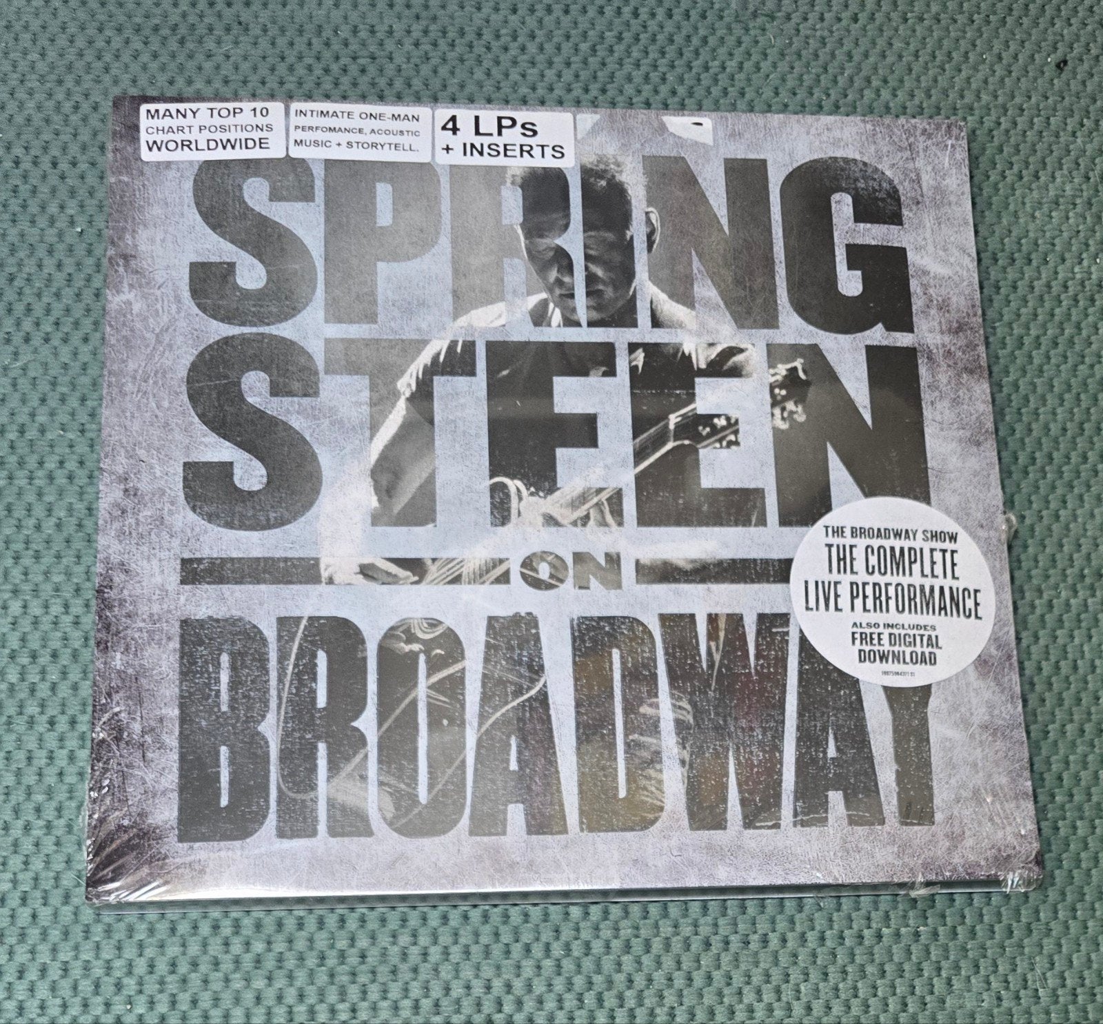 Bruce Springsteen live on broadway 4lp box, Cd's en Dvd's, Vinyl | Rock, Ophalen of Verzenden, Nieuw in verpakking, 12 inch, Poprock