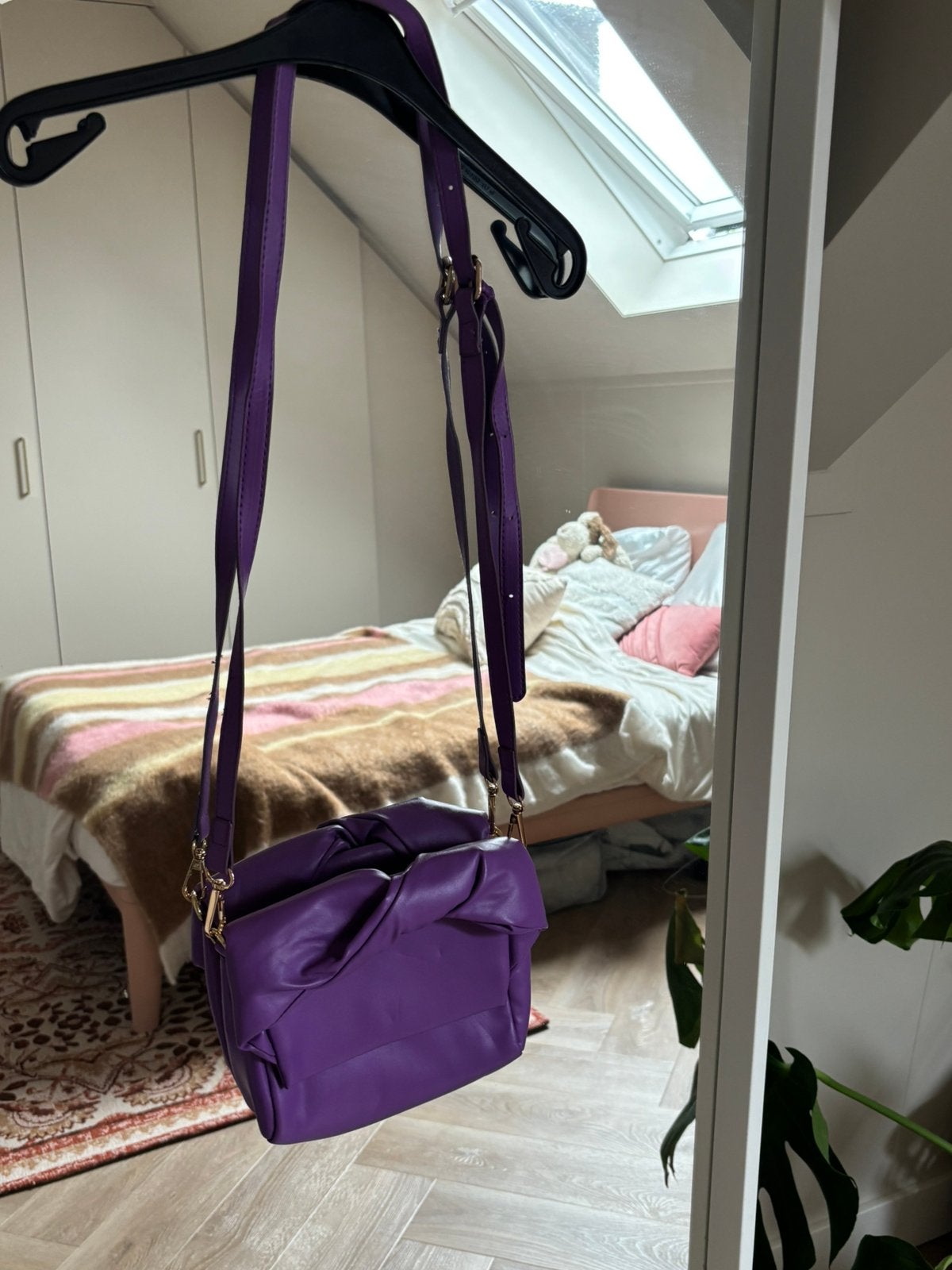 Super leuke paarse shoeby tas nieuw, Ophalen of Verzenden, Nieuw, Paars, Overige merken