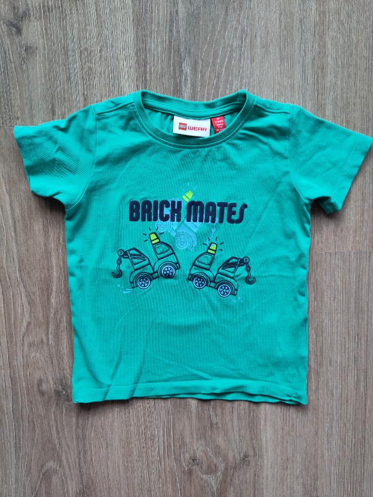 Lego groen tshirt Brick mates maat 80, Kinderen en Baby's, Babykleding | Maat 80, Lego Wear, Ophalen of Verzenden, Zo goed als nieuw