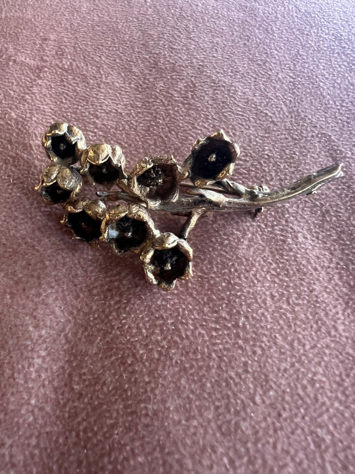 Flora Danica Broche, Ophalen of Verzenden, Zo goed als nieuw, Zilver, Overige materialen
