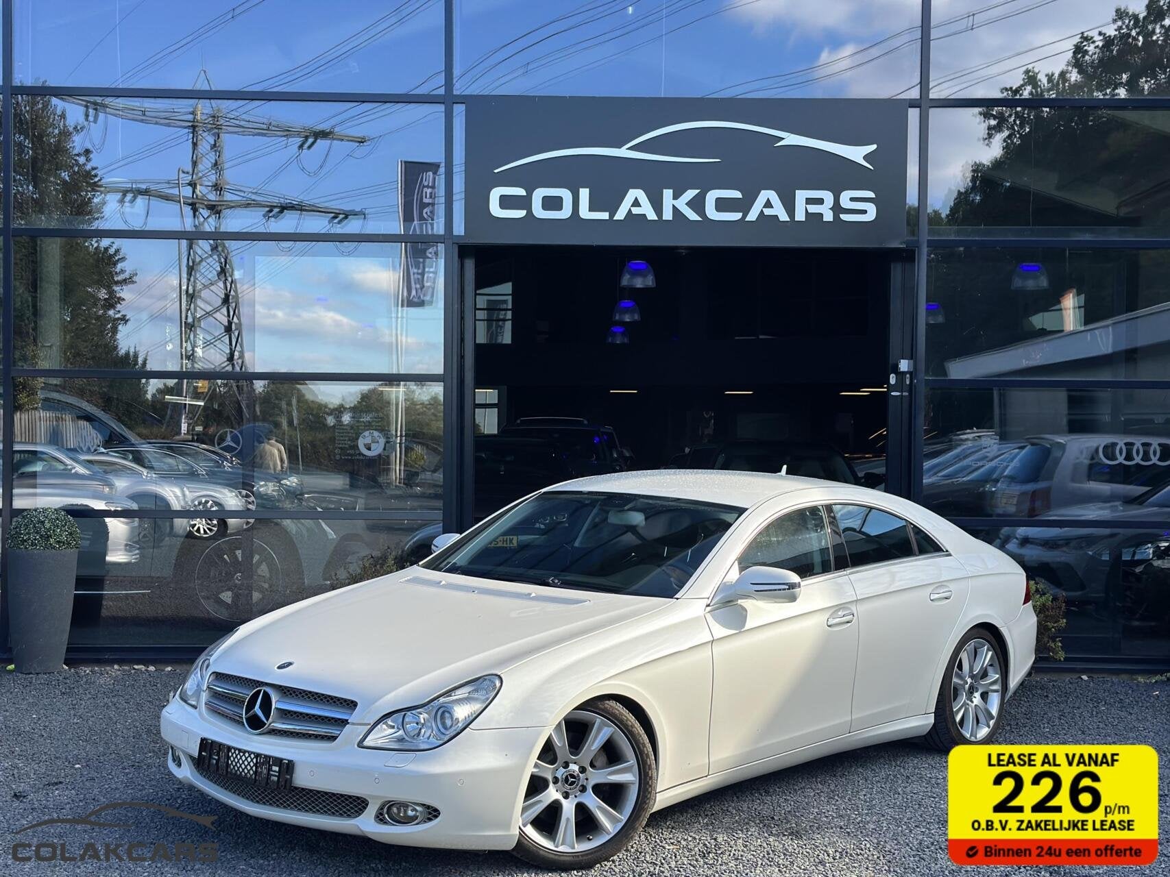 Mercedes CLS-klasse 350 CGI Prestige Plus 74dkm Nieuwstaat, Auto's, Mercedes-Benz, Automaat, Achterwielaandrijving, Gebruikt, Wit