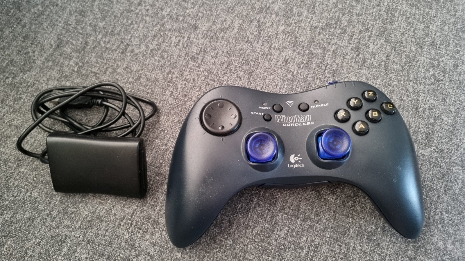 Logitech WingMan Cordless RumblePad Gamepad, Gebruikt, Force feedback, Ophalen of Verzenden, PC