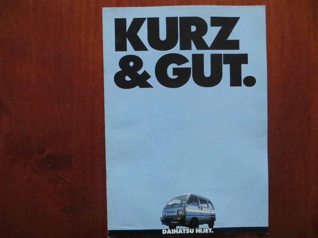 Daihatsu Hijet Kurz & gut (1987), Ophalen of Verzenden, Nieuw, Overige merken