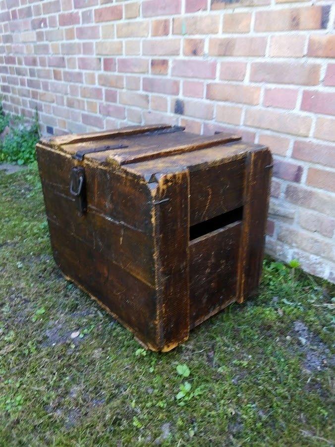Houten kist / krat, vintage, Ophalen