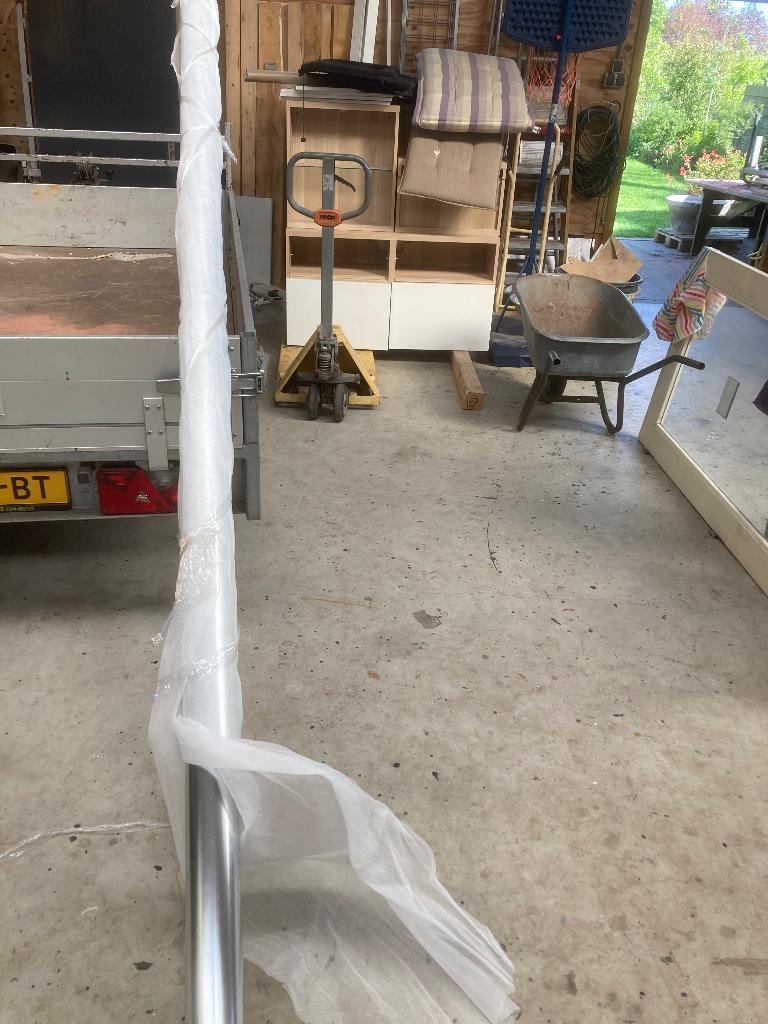 Regenpijp zink, Doe-het-zelf en Verbouw, Ophalen, 2 tot 4 meter, Nieuw, Zink