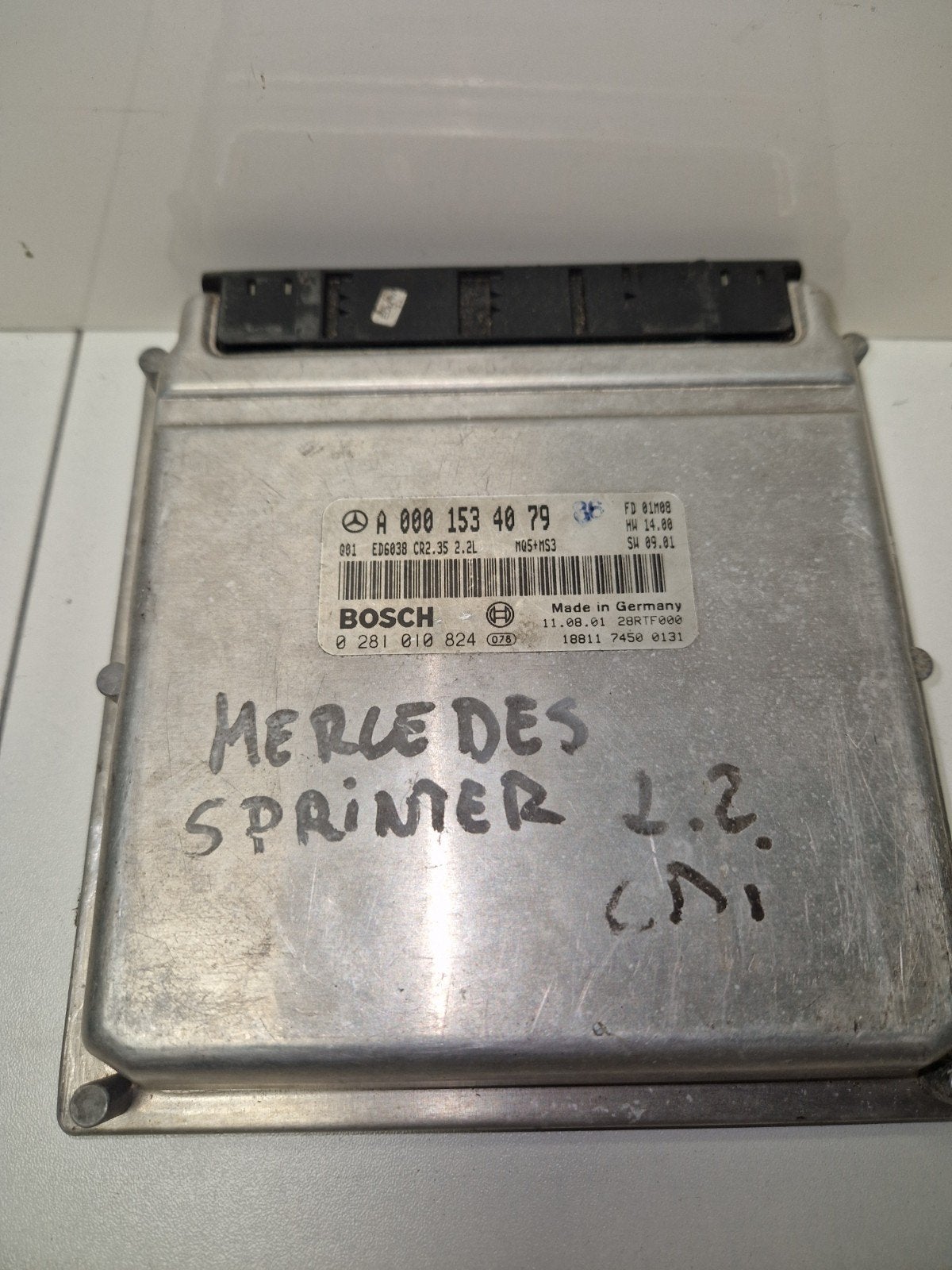Mercedes-Benz ECU
OEM: A 000 153 40 79, Mb, Mercedes-Benz, Ophalen of Verzenden, Dajhajsautodemontage@gmail.com