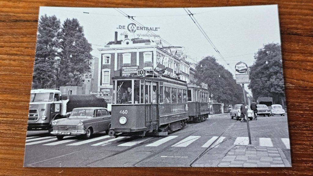 Foto TRAM GVB Amsterdam 460 Weesperplein, Verzenden, Gebruikt, Tram, Overige typen
