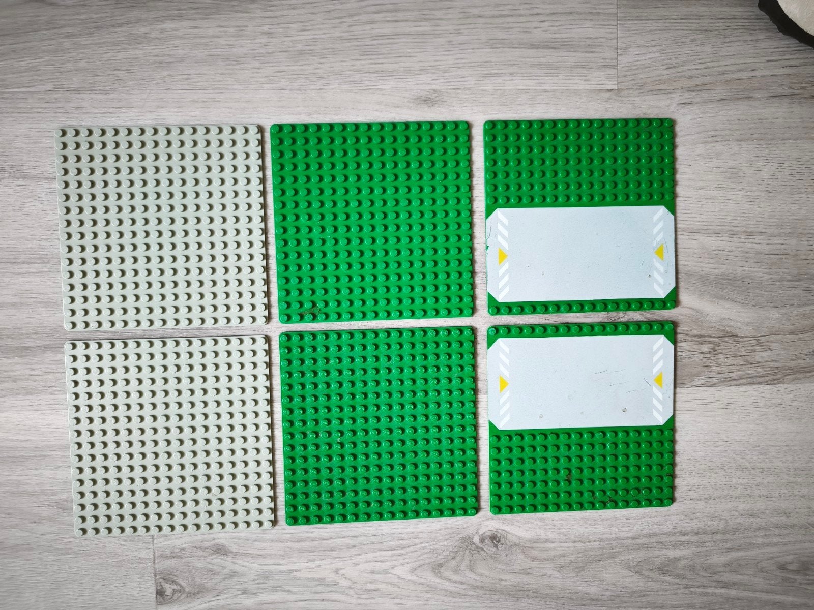 6 Lego grondplaten bouwplaten 16x16, Ophalen of Verzenden, Gebruikt, Grondplaat, Lego