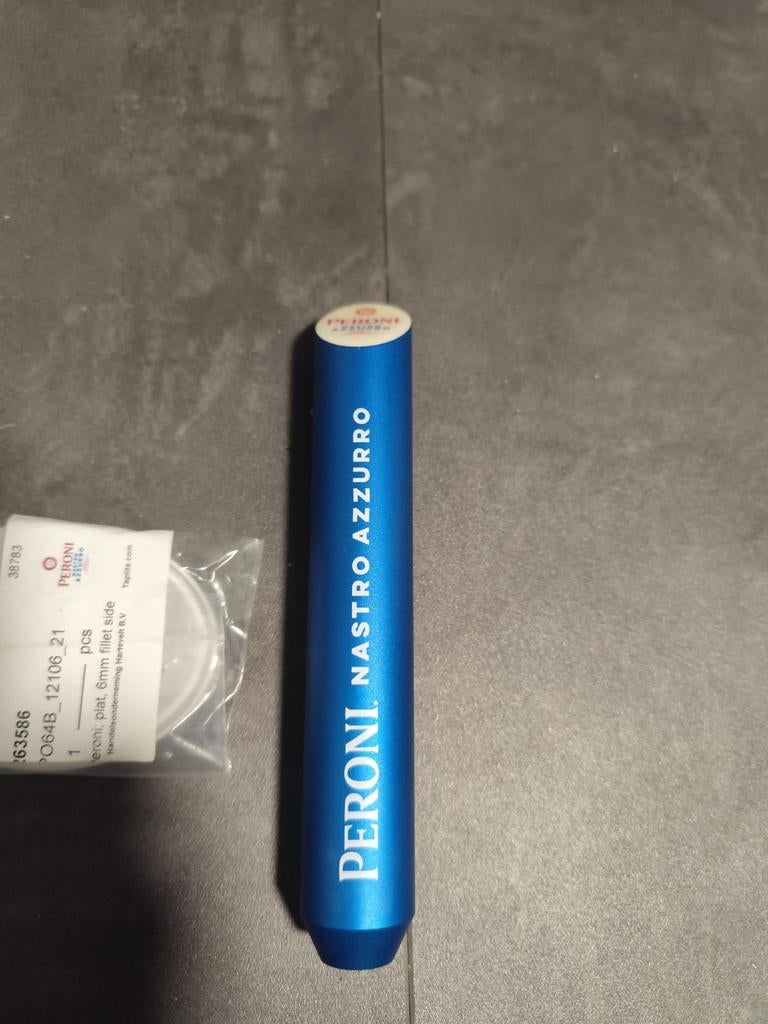 Peroni Taphendel met ovale Taplens, Verzamelen, Biermerken, Ophalen of Verzenden