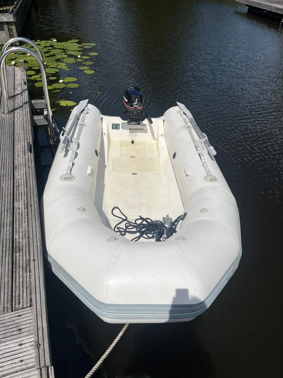 Zodiac 330 RIB met 5pk Mercury, Watersport en Boten, Ophalen, Zo goed als nieuw, Overige typen, Motorboot