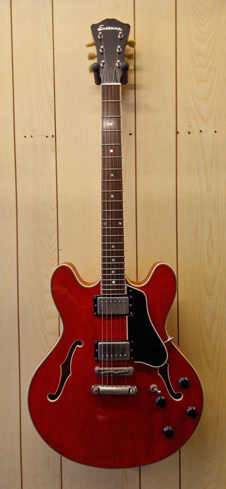 Eastman T-386 RD Semi-Hollow met Kent Armstrong Humbuckers, Muziek en Instrumenten, Ophalen, Nieuw, Hollow body, Overige merken