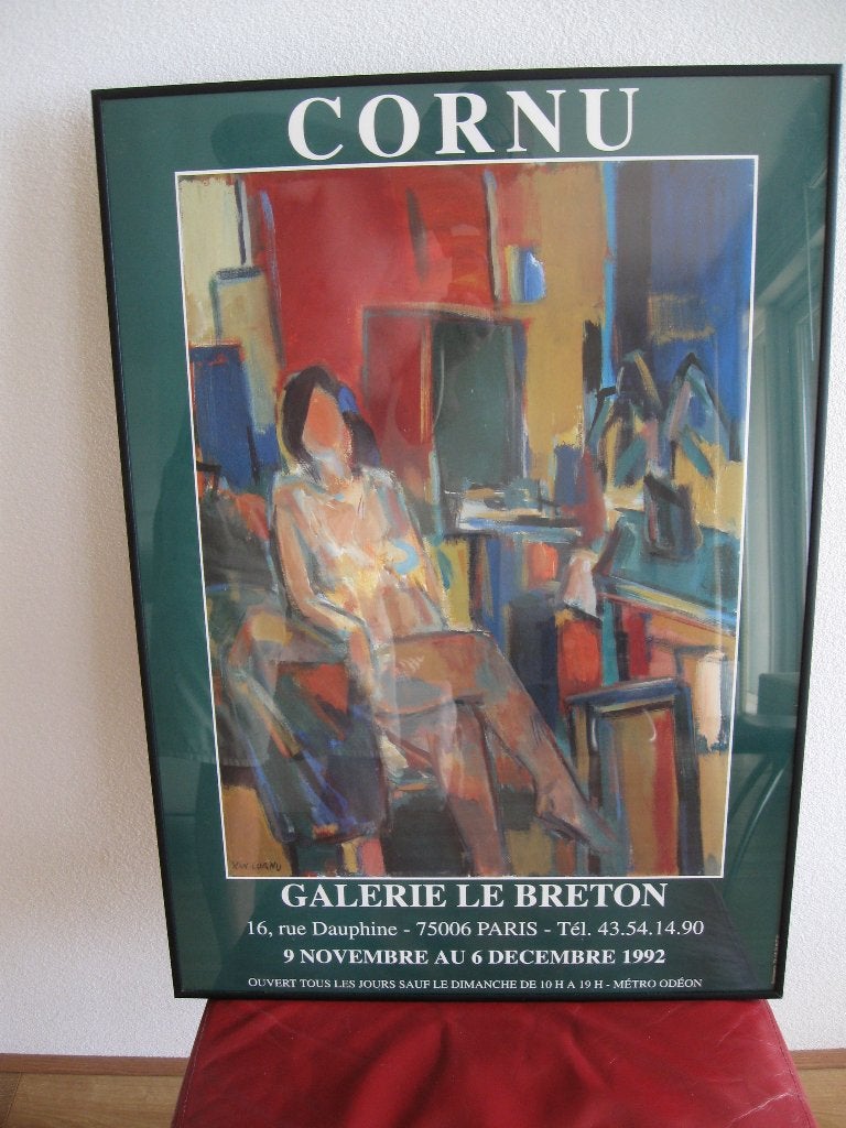 Cornu poster ingelijst, Antiek en Kunst, Kunst | Litho's en Zeefdrukken, Ingelijst, Ophalen, Offsetdruk