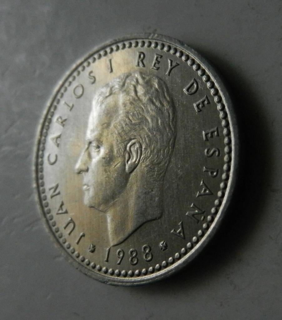 Spanje 1 peseta 1988, Verzenden, Overige landen, Losse munt