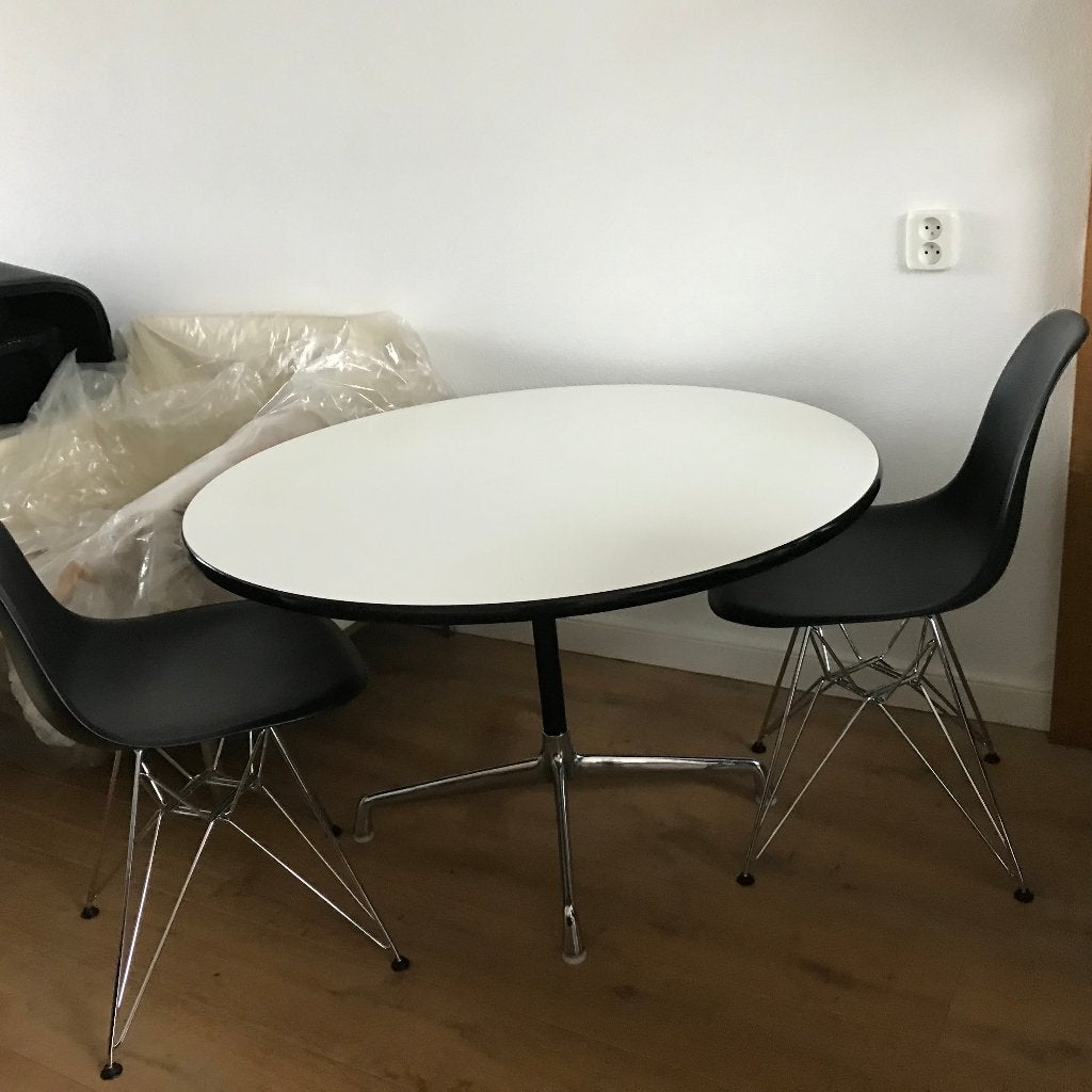 Vintage Herman Miller Eames segmented low table tafel, Ophalen, Gebruikt, Zwart, Nvt
