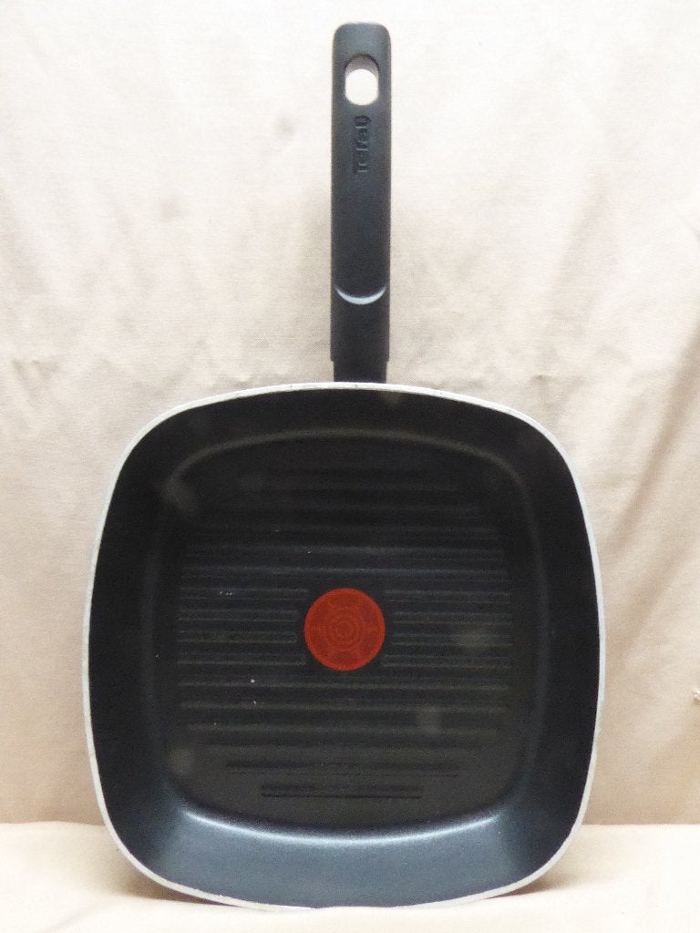 Tefal Simple Cook grillpan met antiaanbaklaag, zwart, zgan, Koekenpan, Tefal, Antiaanbaklaag, Aluminium