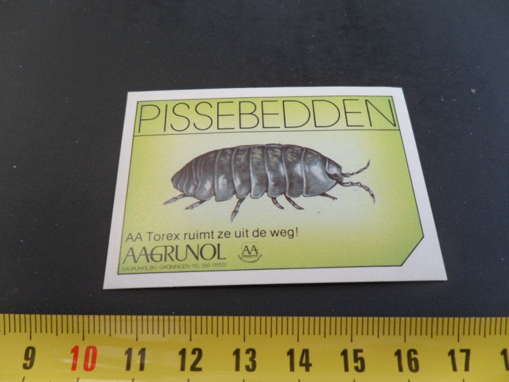sticker groningen aagrunol AA TOREX tegen pissebedden, Ophalen of Verzenden, Zo goed als nieuw