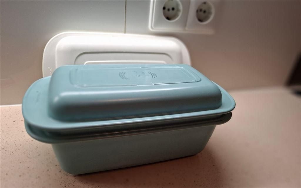 T023 Ultrapro bakvorm en meer Tupperware, Ophalen of Verzenden, Gebruikt, Groen, Schaal