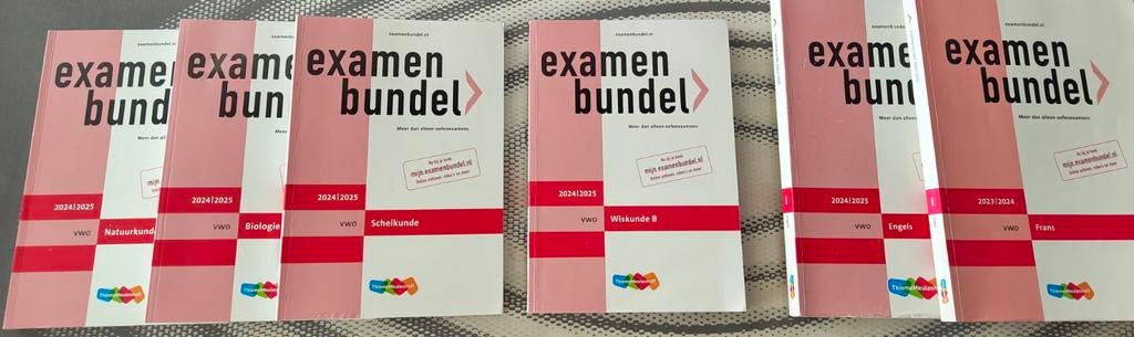Examenbundels VWO 2024/2025 (2023) - Diverse Vakken, Boeken, Schoolboeken, Zo goed als nieuw, VWO, Ophalen of Verzenden