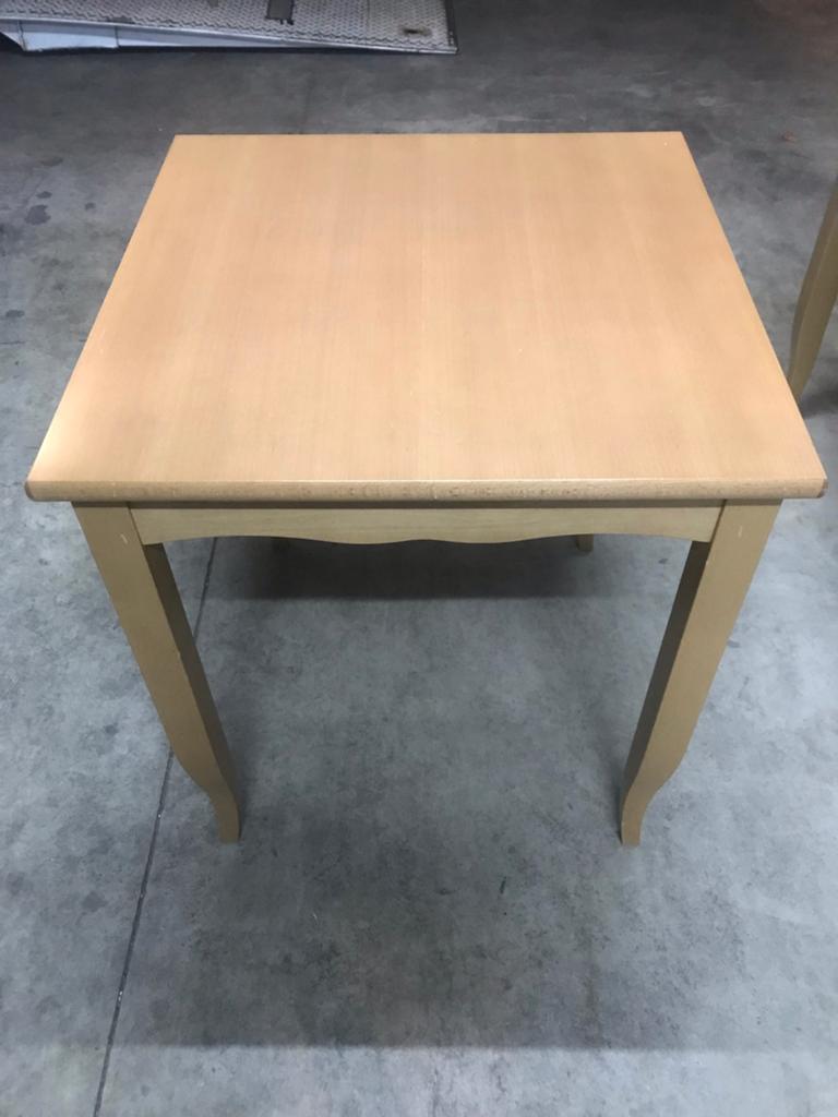 Partij bijzettafels cafetafels restaurant 70 x70 cm, Ophalen, Zo goed als nieuw, Rechthoekig