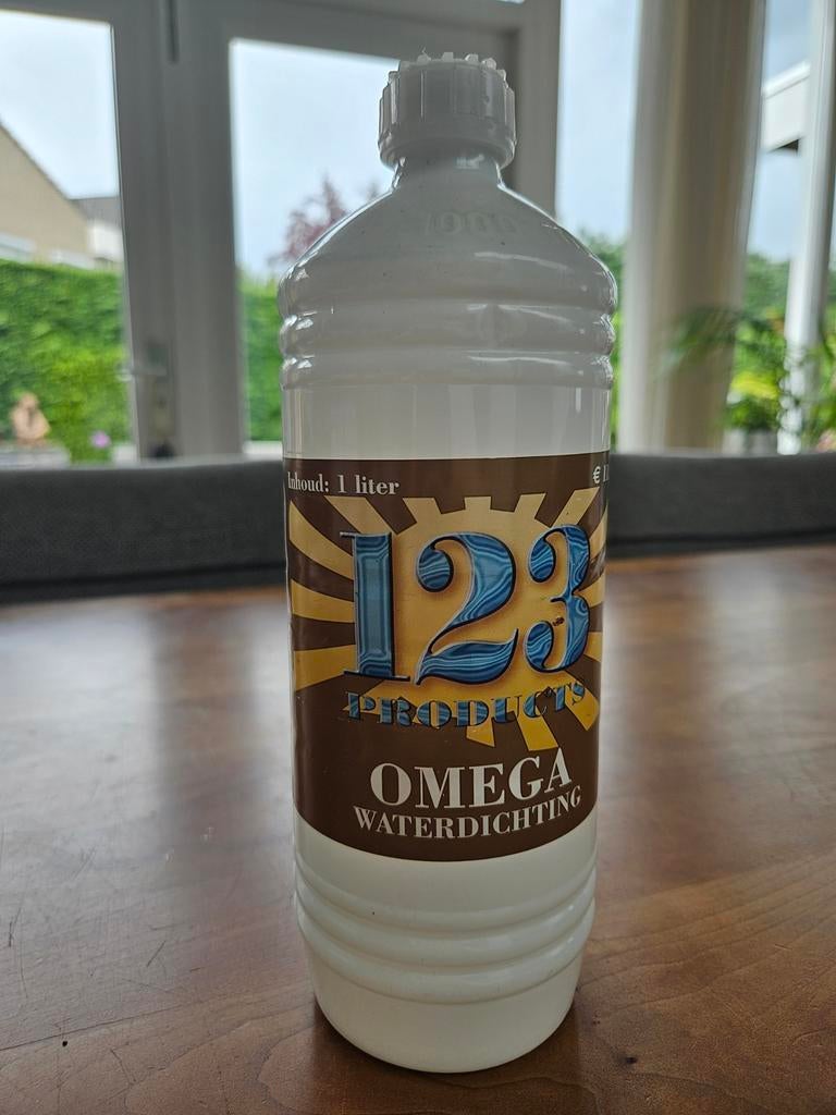 Nieuwe fles 123 Products Omega Waterdichting tent 1 Liter, Ophalen of Verzenden, Nieuw