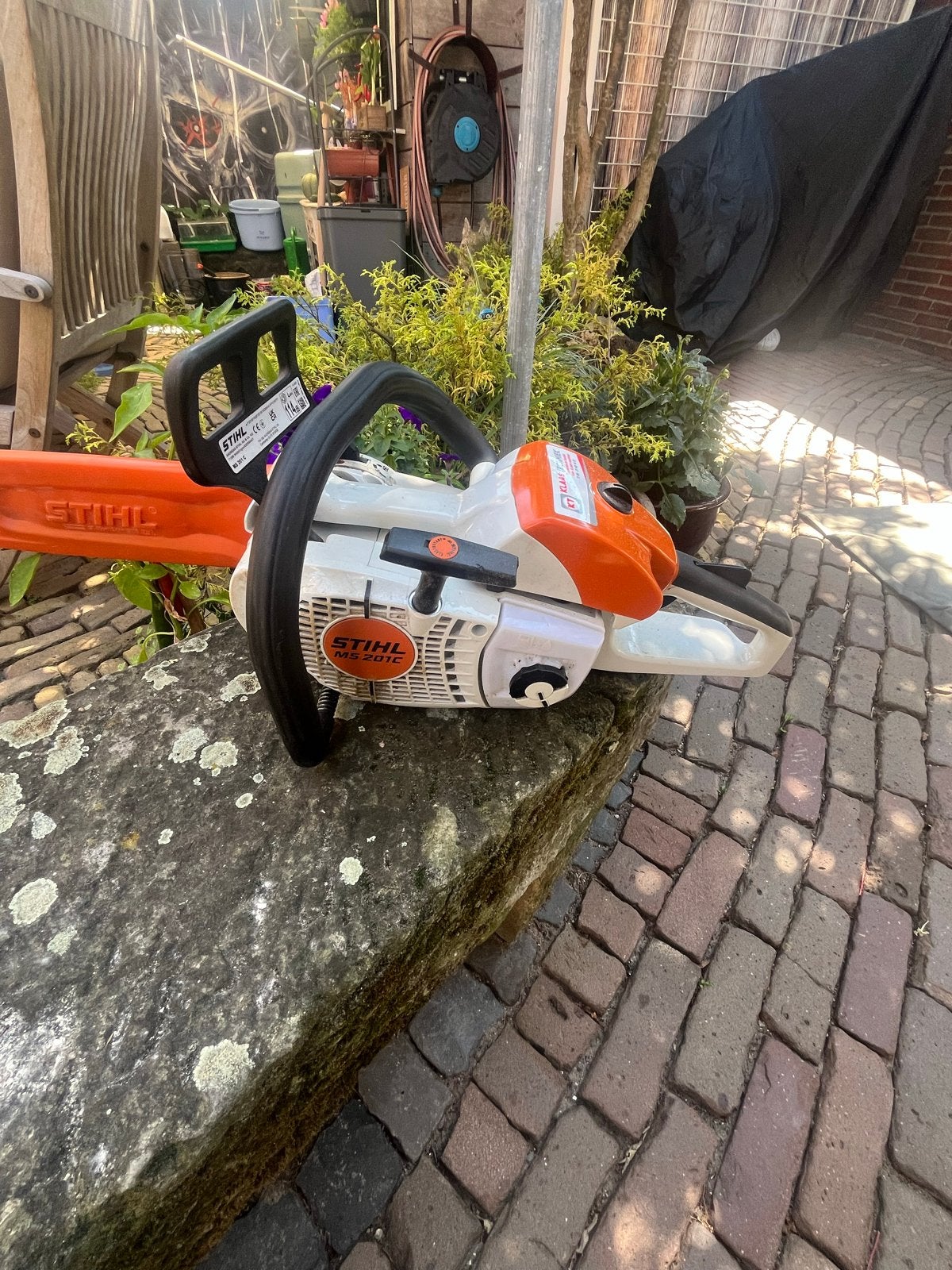 Stihl MS 201 C Motorzaag - Zo goed als nieuw!, Ophalen of Verzenden