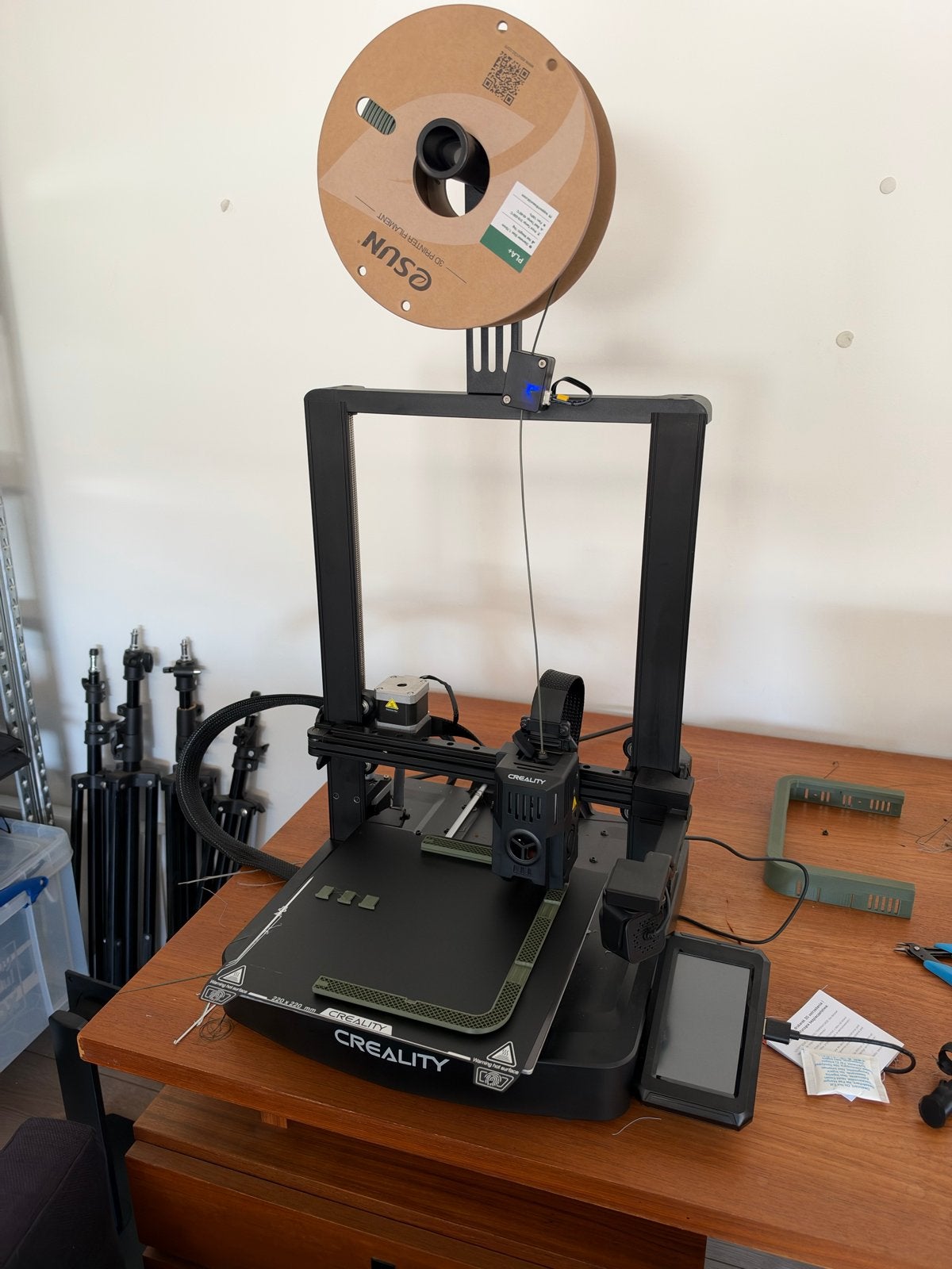 Creality 3D-printer Ender 3 V3 KE + camera, Ophalen of Verzenden, Zo goed als nieuw, Filament