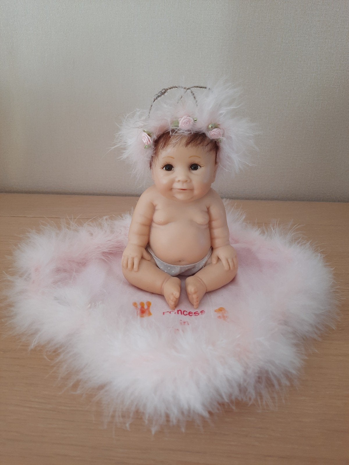Ashton Drake Princess in Training, pop, baby, Ophalen of Verzenden, Zo goed als nieuw, Pop, Levensecht of Reborn