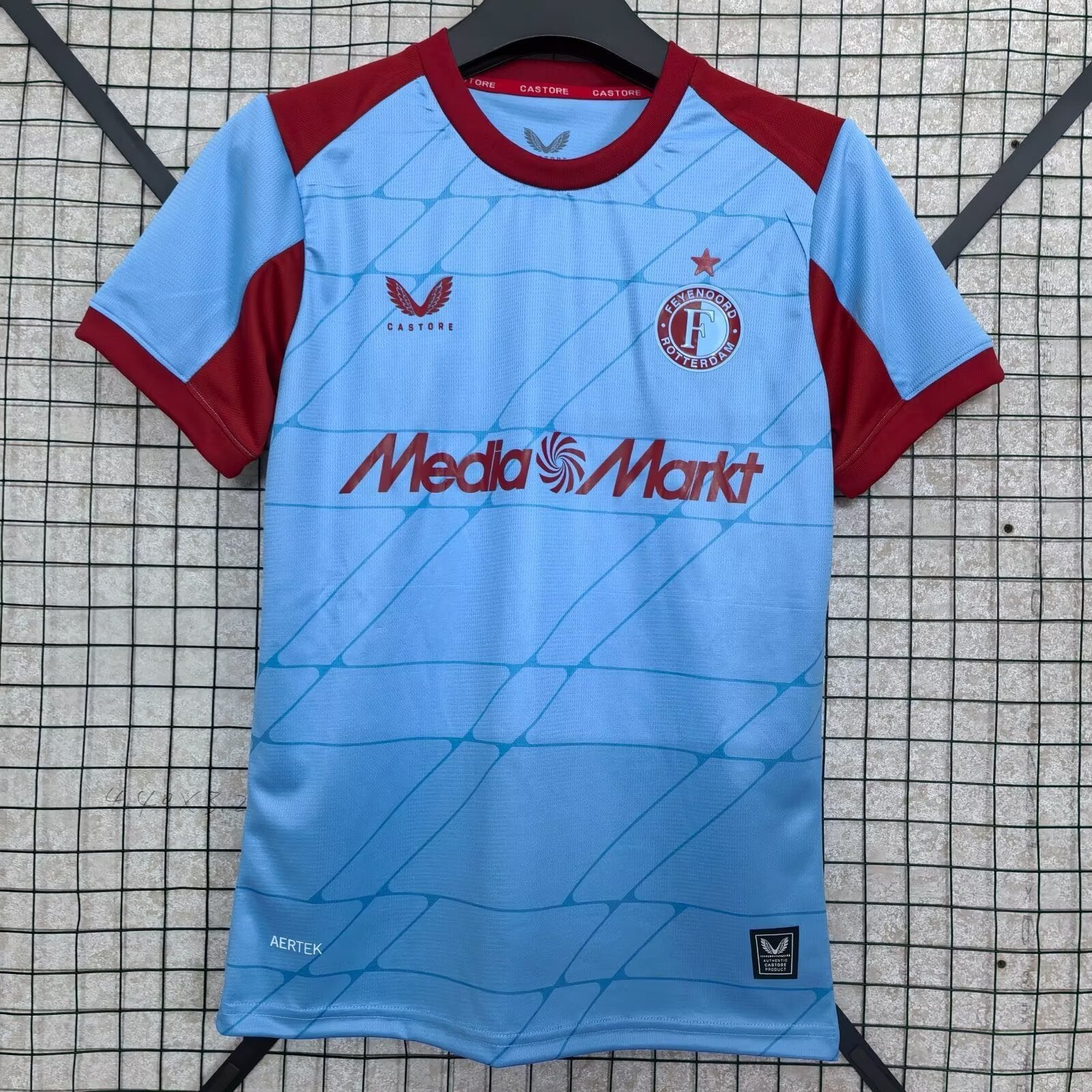 Feyenoord 25/26 3rde Shirt Blauw - Nieuw! Fan Versie, Sport en Fitness, Verzenden, Nieuw, Shirt