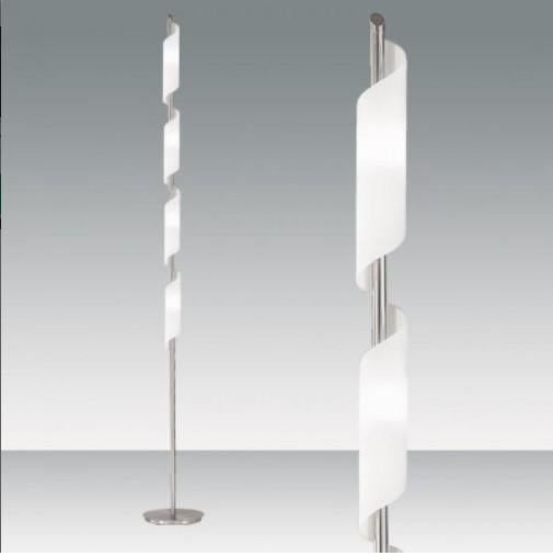 Fabas Luce Kerry lampen (vloer, tafel en plafond), Ophalen, 50 tot 75 cm, Nickel satin, Zo goed als nieuw