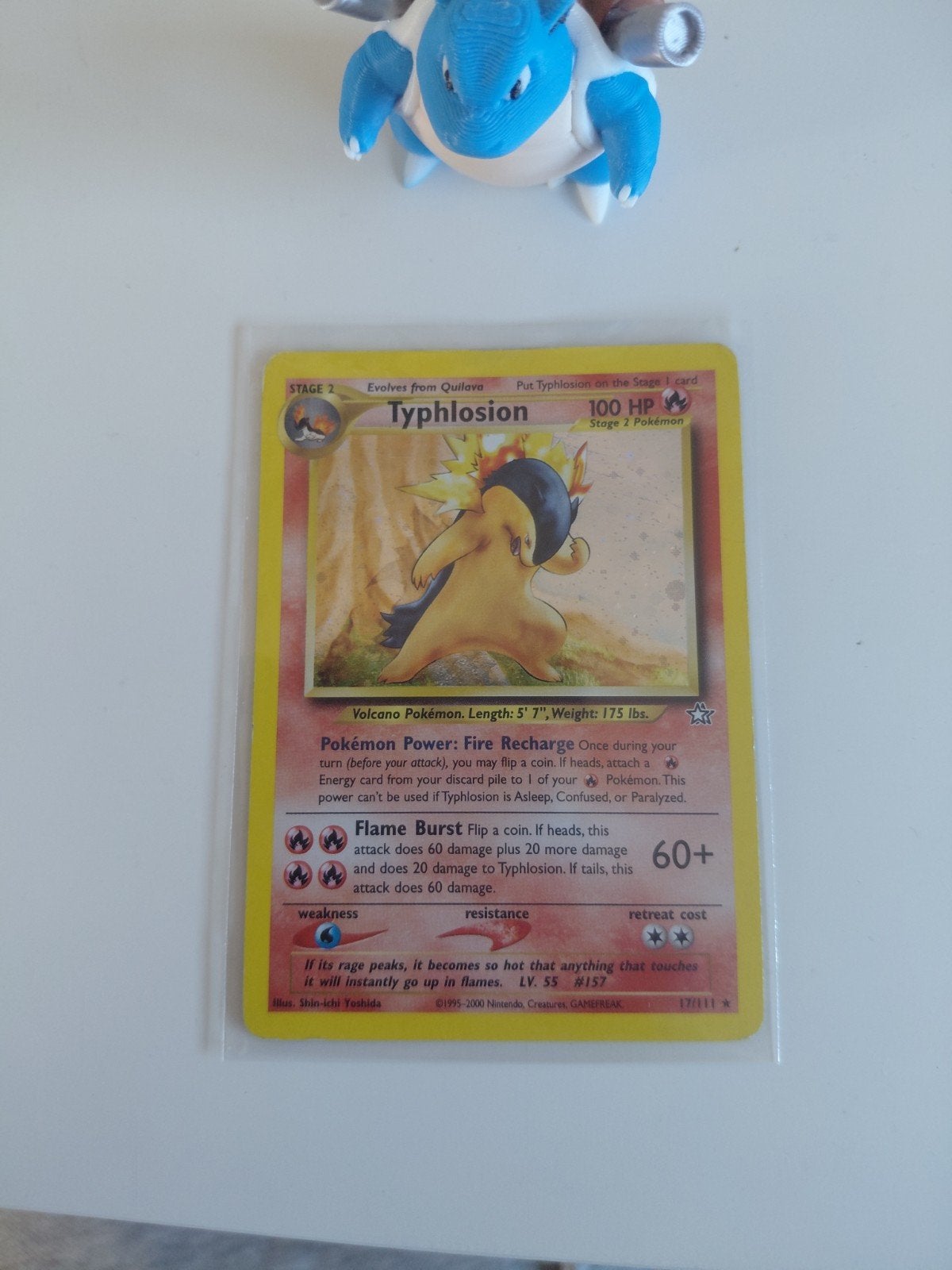 typhlosion holo neo serie, Hobby en Vrije tijd, Ophalen of Verzenden