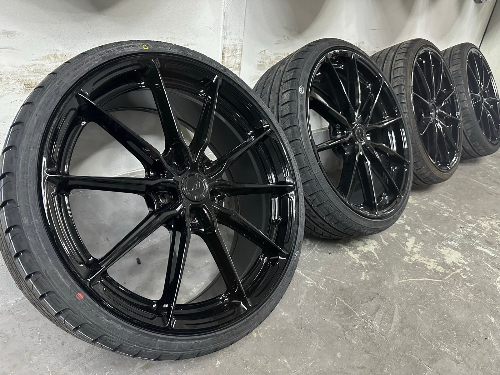 20 inch Japan Racing velgen met banden Vw, Audi, Seat, Cupra, Ophalen, Gebruikt, Banden en Velgen, 235 mm