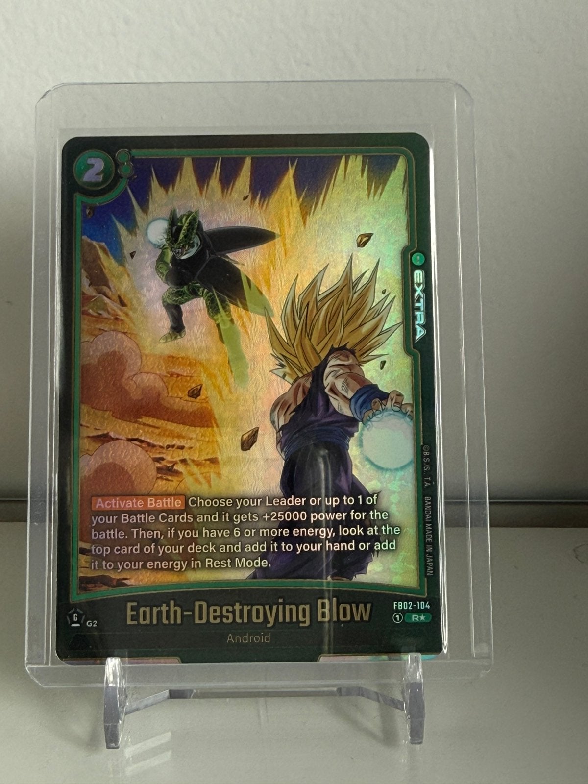 FB02-104 Dragon Ball Super Card Game - Earth-Destroying Blow, Ophalen, Zo goed als nieuw