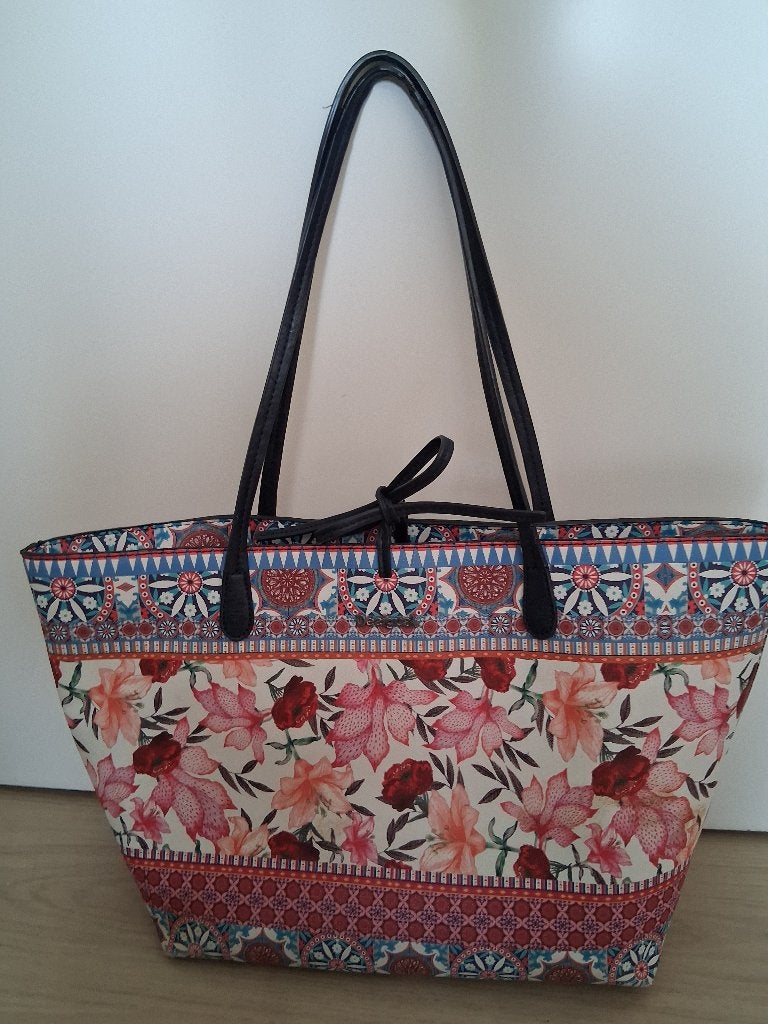 Desigual mooie schouder-boodschappentas, Ophalen of Verzenden, Zo goed als nieuw, Overige kleuren, Shopper
