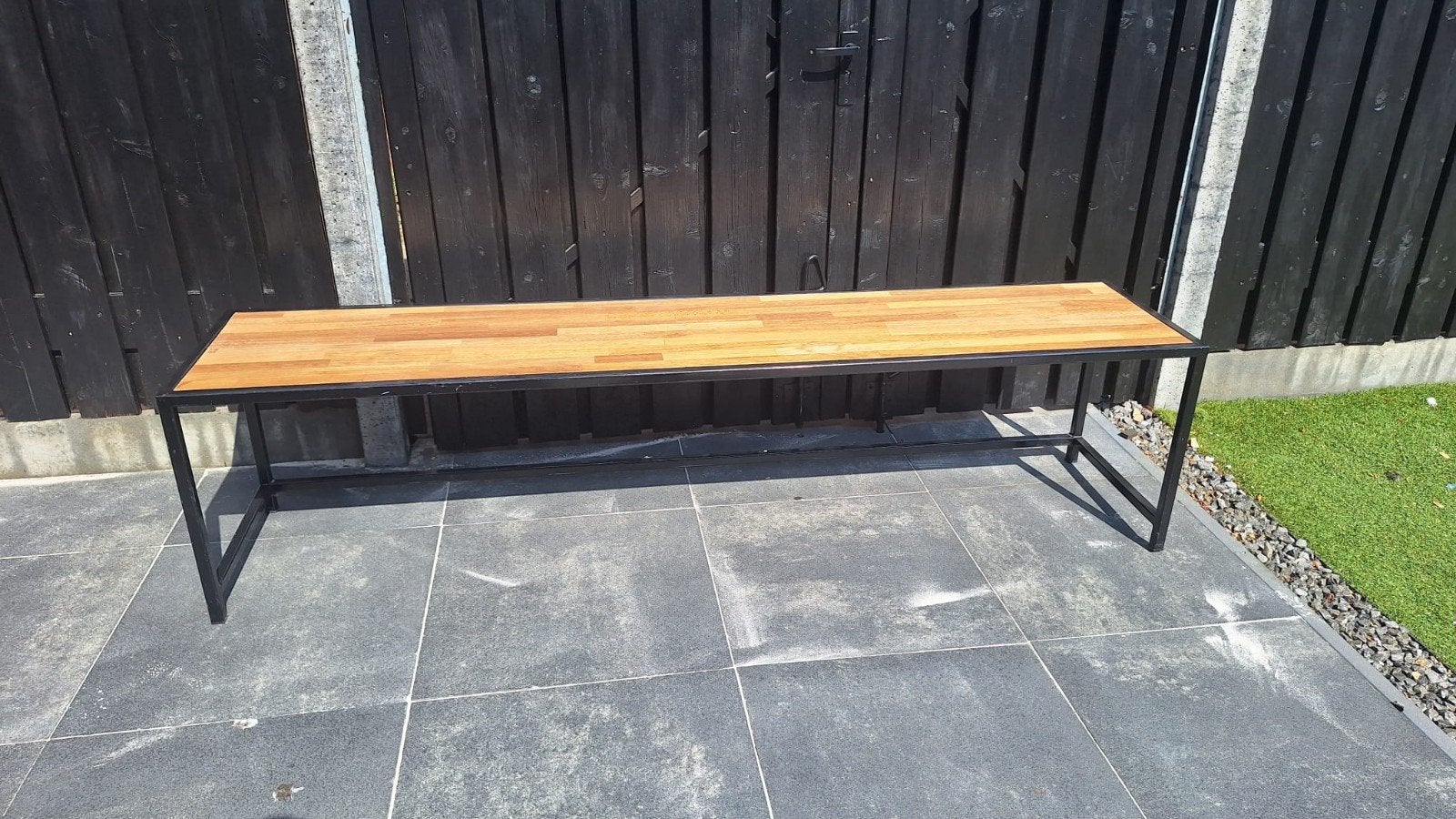 Robuuste speeltafel voor kinderen - Hout en metaal, Ophalen, Gebruikt