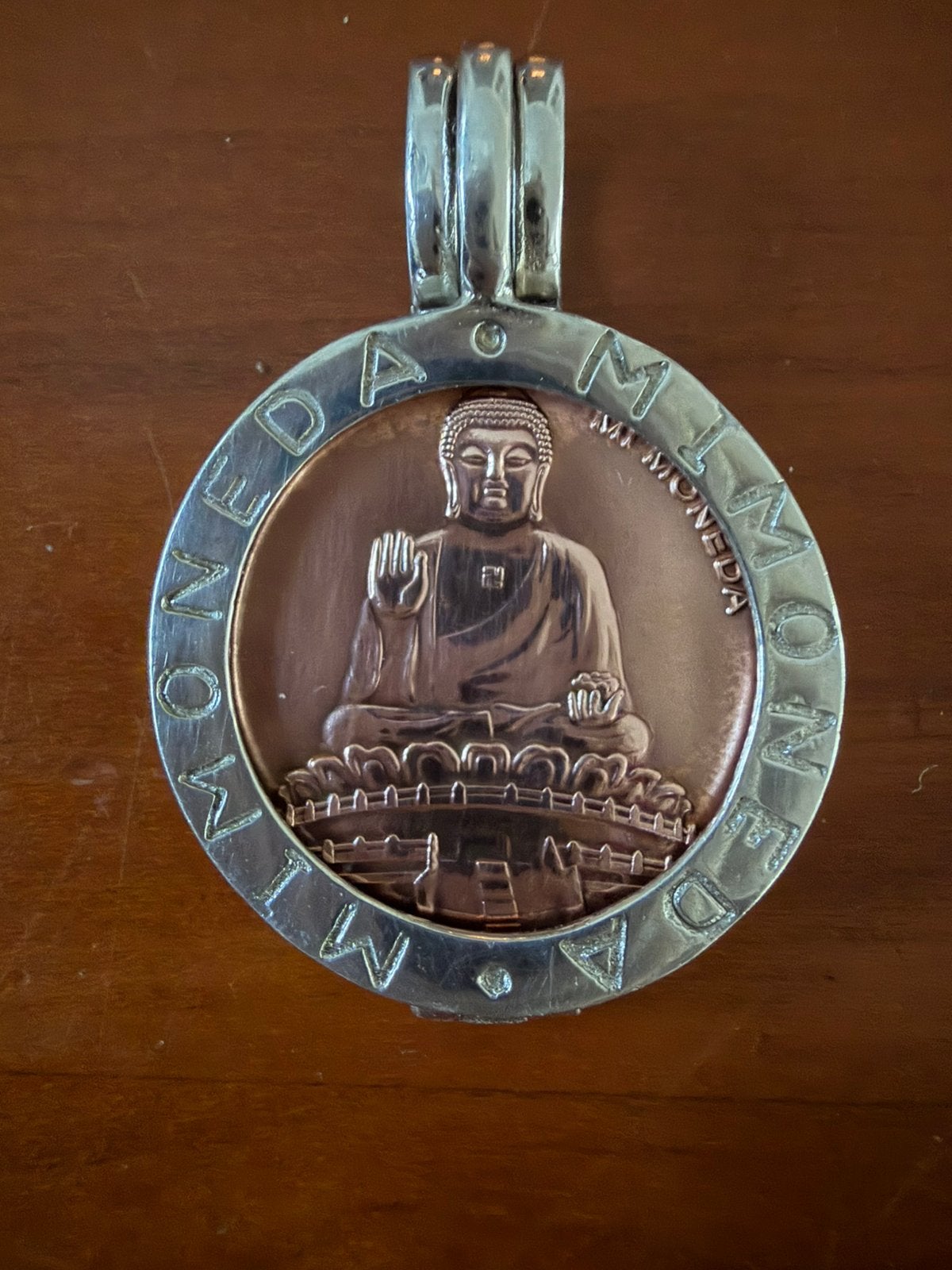 Mi moneda hanger, Ophalen of Verzenden, Zo goed als nieuw, Zilver