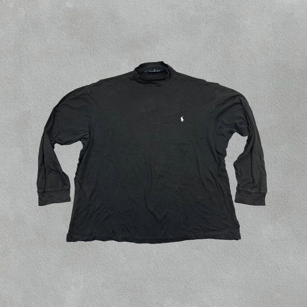 (1137) Zwarte Ralph Lauren coltrui - Dames XL - Zeer goed, Zwart, Maat 46/48 (XL) of groter, Ophalen of Verzenden, Zo goed als nieuw