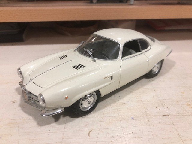 1:24 Alfa Romeo Giulietta SS Sprint Hachette 1957, Ophalen of Verzenden, Gebruikt, Auto, Overige merken