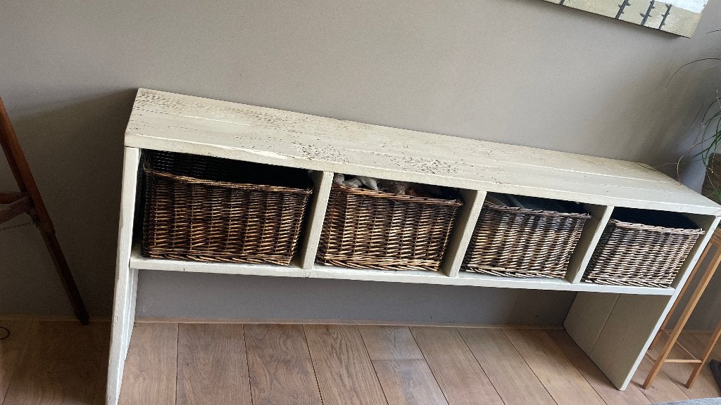 Side table, Huis en Inrichting, Tafels | Sidetables, Ophalen, Gebruikt, 150 tot 200 cm, Overige houtsoorten