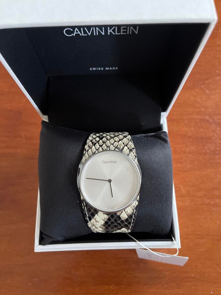 Calvin Klein Horloge K5V231L6 Dames - Nieuw in Doos, Sieraden, Tassen en Uiterlijk, Horloges | Dames, Staal, Polshorloge, Overige materialen