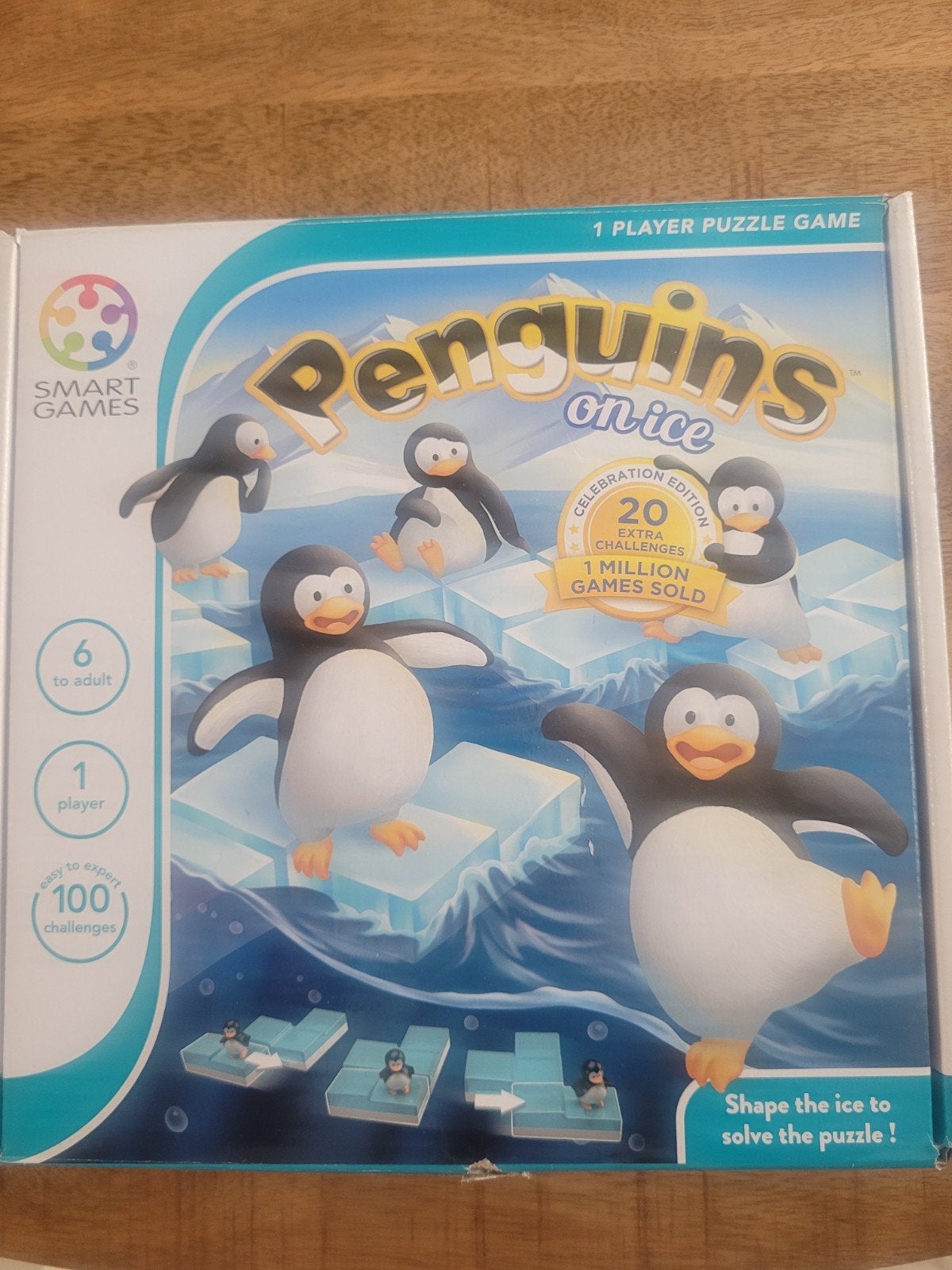 SmartGames Penguins on Ice - Puzzelspel, Hobby en Vrije tijd, Een of twee spelers, Ophalen of Verzenden, Zo goed als nieuw, SmartGames
