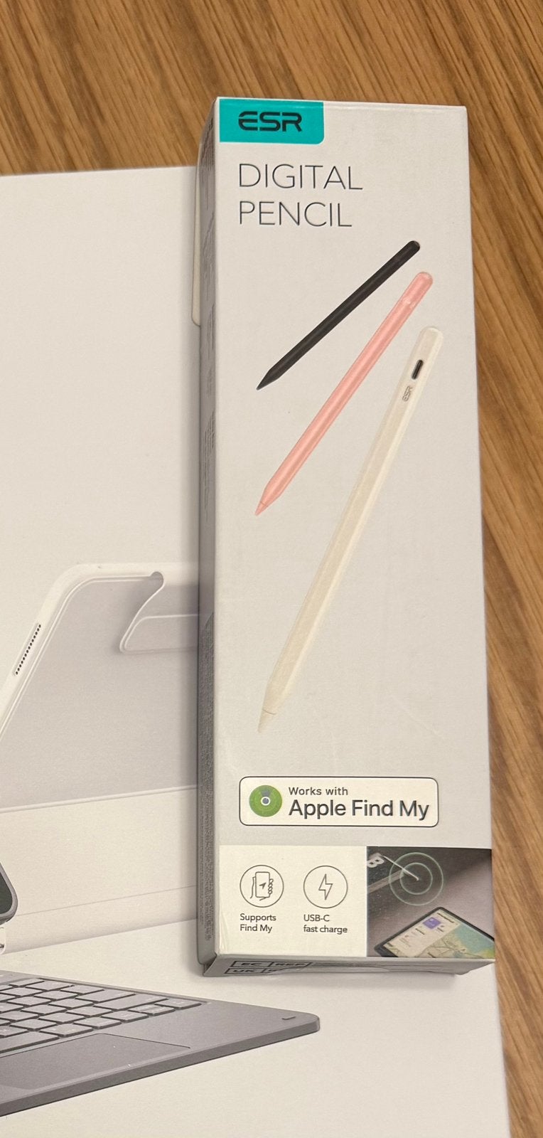 ESR Geo Digital Pencil with Apple Find My – Like New, Computers en Software, Apple iPads, Zo goed als nieuw, Overige modellen