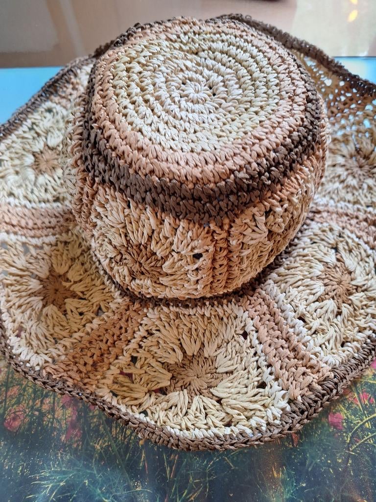 Natura Hoed - Zomerse Stijl, 19cm, Kleding | Dames, Hoeden en Petten, Hoed, Zo goed als nieuw, Natura, One size fits all