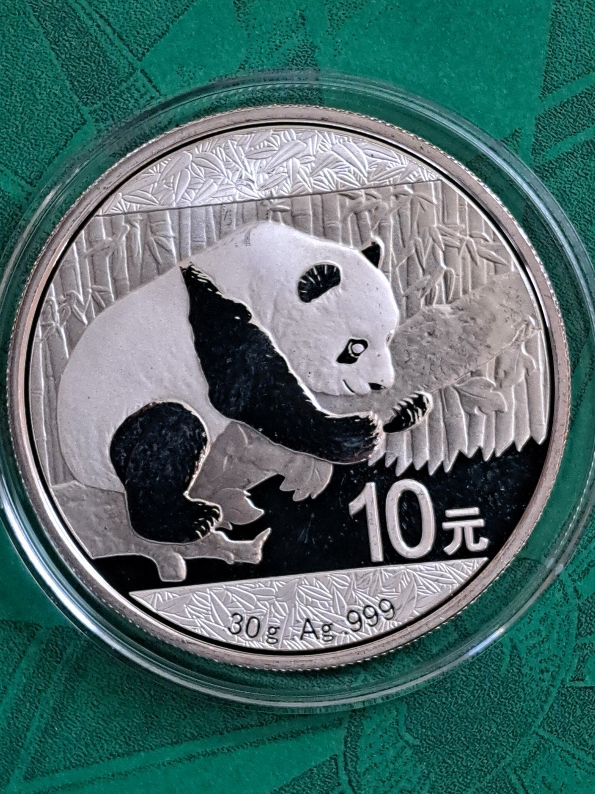 China 30 gram Panda 2016, Ophalen of Verzenden, Zilver