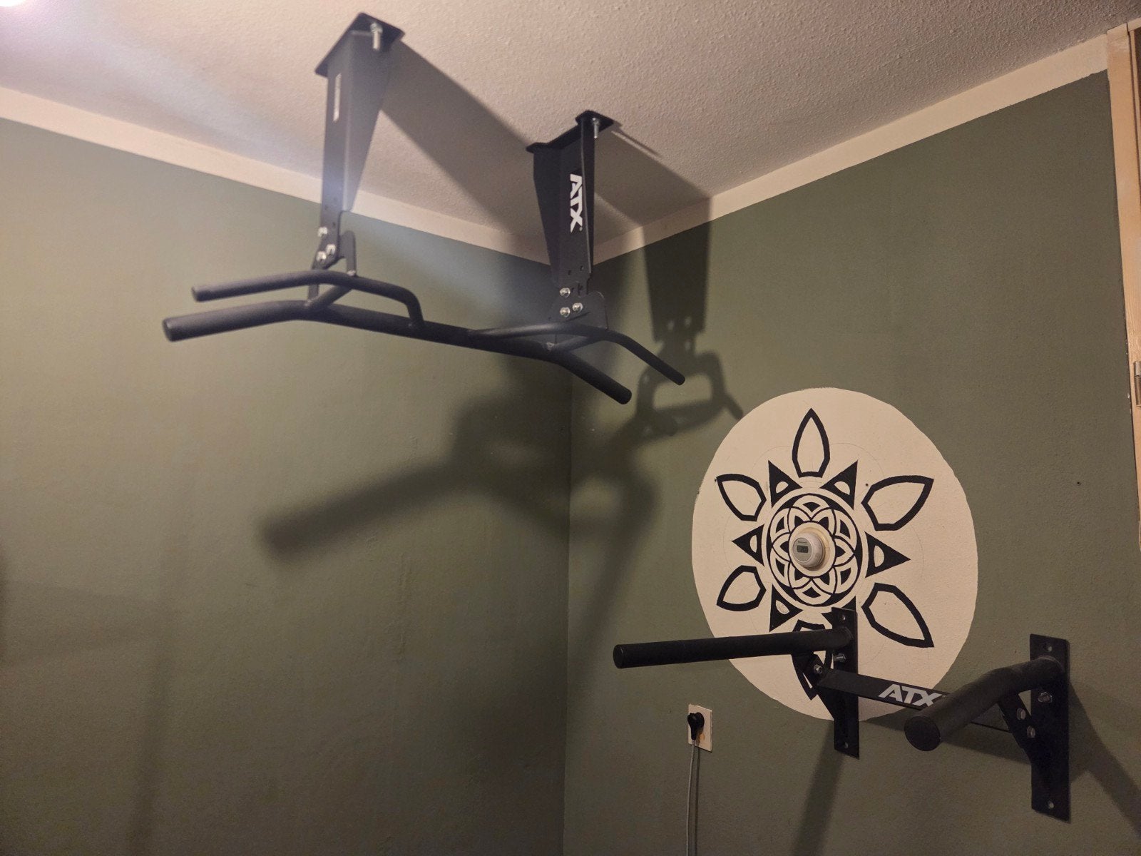 ATX Pull-Up Bar + Dip Station | Professionele Set, Ophalen, Zo goed als nieuw, Armen, Krachtstation