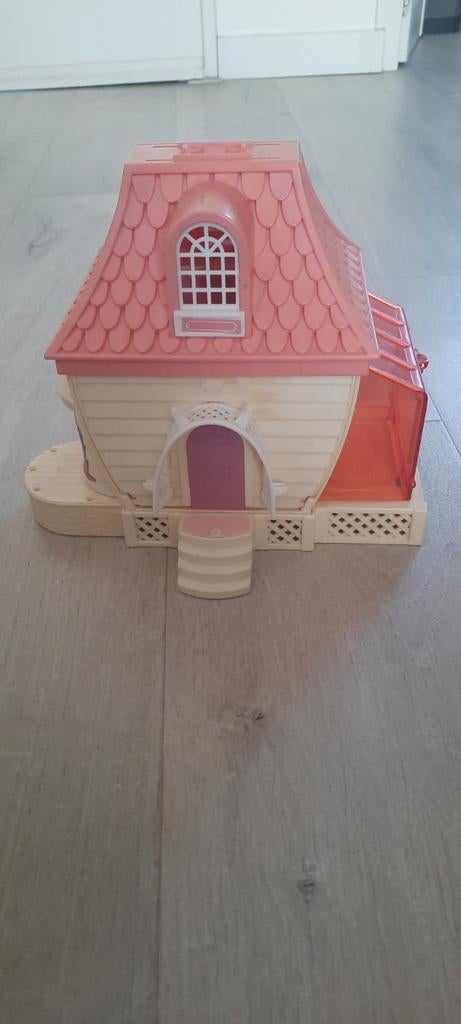 Vintage Charmkins huis roze, Ophalen, Poppenhuis